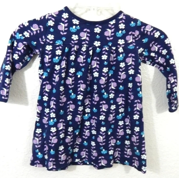 Hanna Andersson Floral Snail Dress - Picture 2 of 3